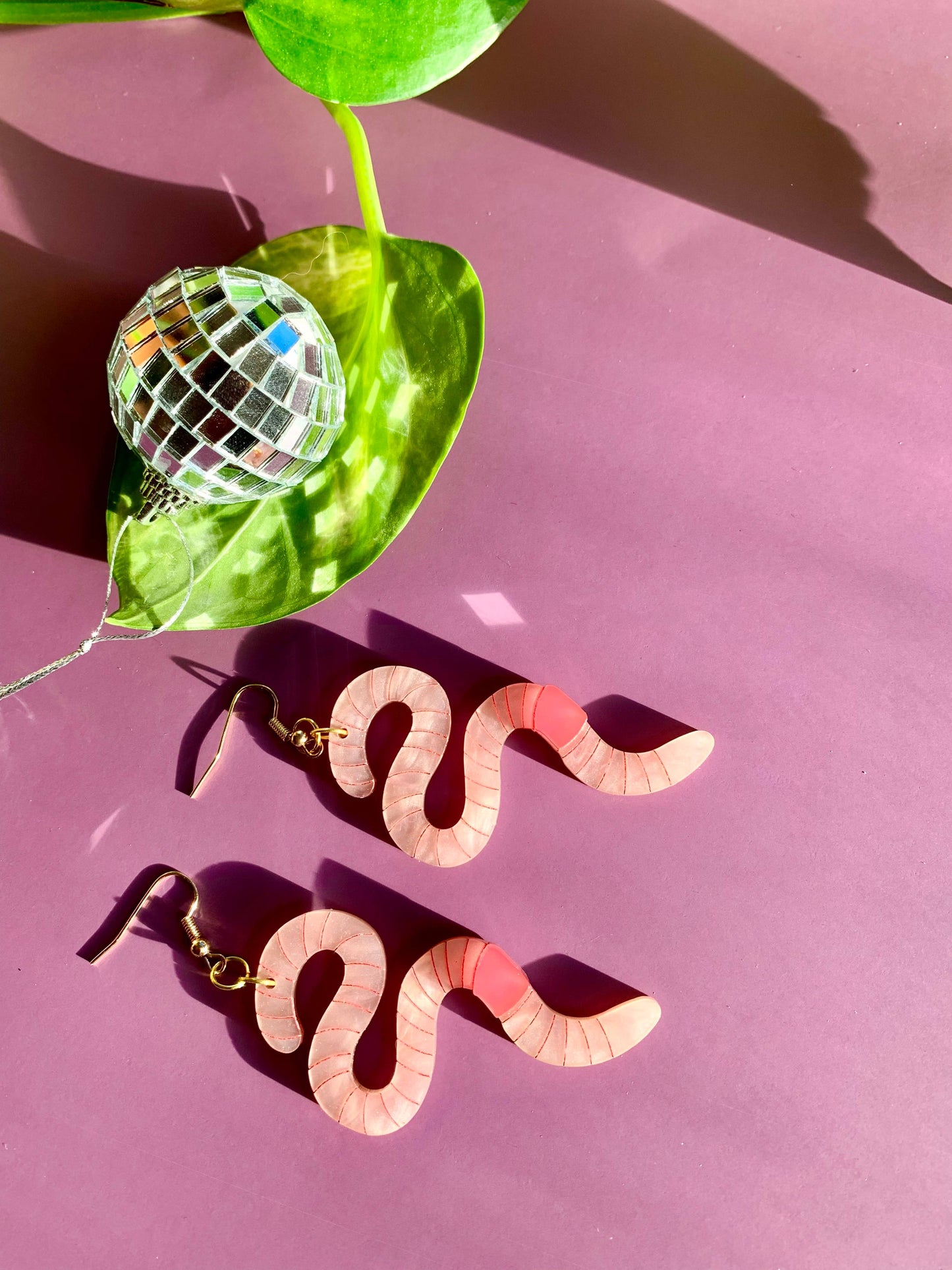 Wiggly Worm Earrings