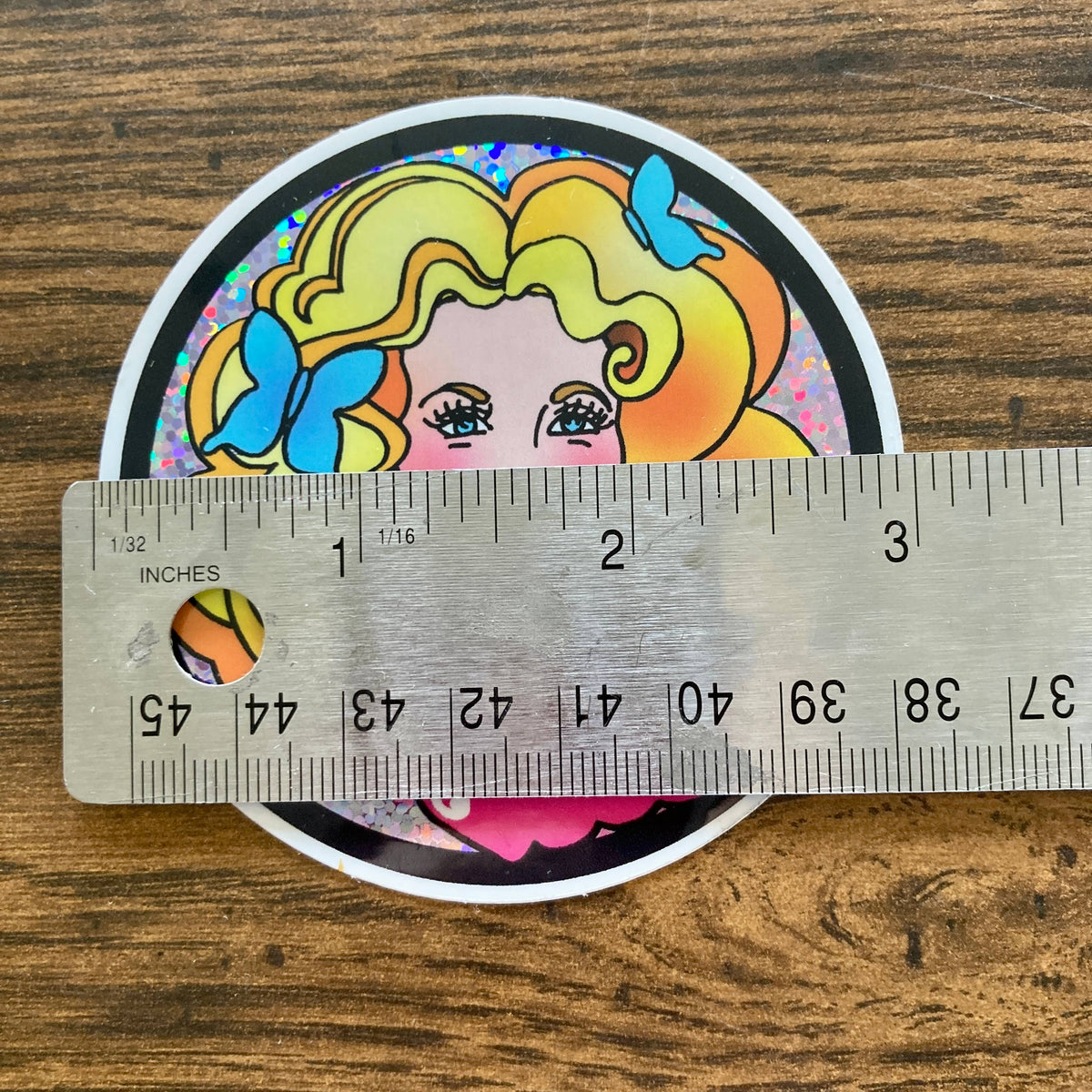 Backwoods Barbie Dolly Glitter Sticker