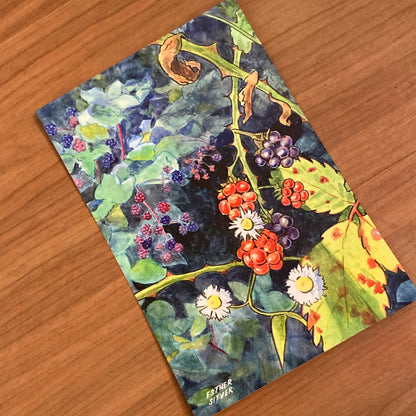 Blackberry Bramble Postcard