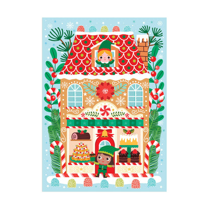 Santa's Bakery Mini Puzzle Ornament