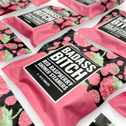 Bad Ass B Raspberry Shower Steamers