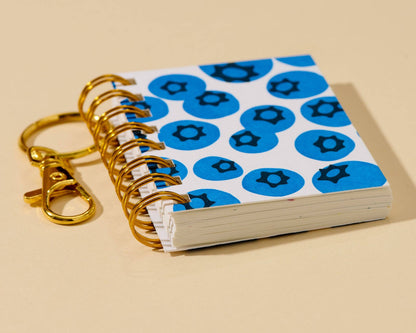 Blueberries Mini Notebook Bag Charm
