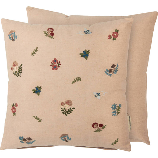 Mushroom Toss Pillow