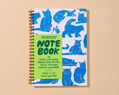 Toile Cats A5 Spiral Notebook