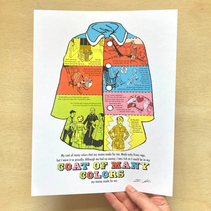 Coat of Many Colors 8.5x11 Print