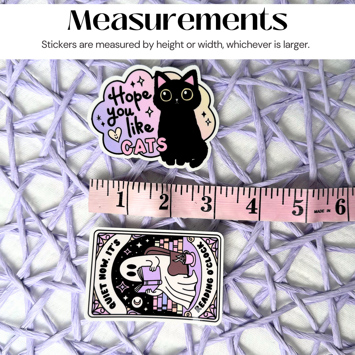 B&W Chonky Sticker