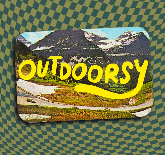 Outdoorsy Sticker