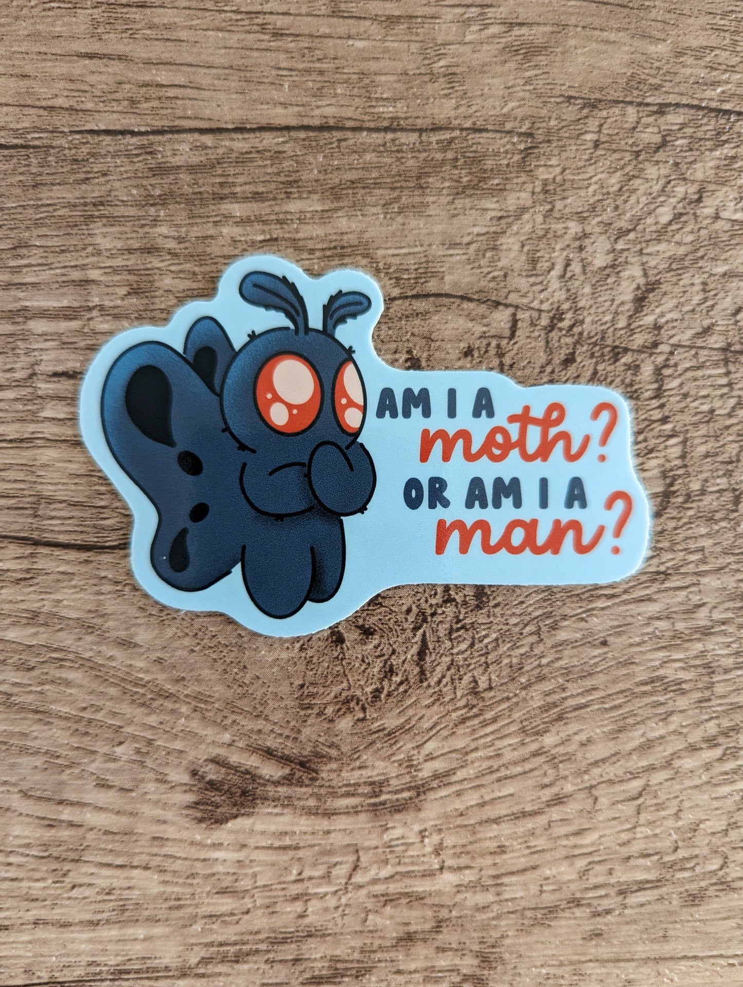Man or Moth? Sticker