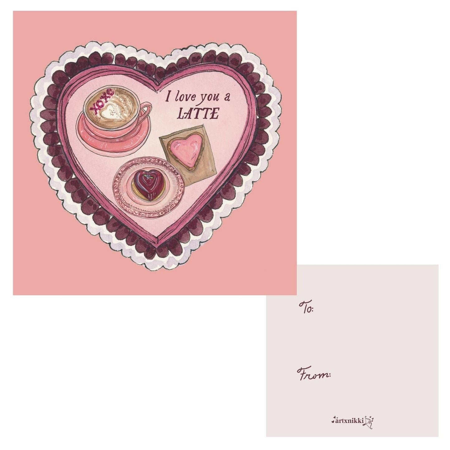 Love you a Latte! Valentine