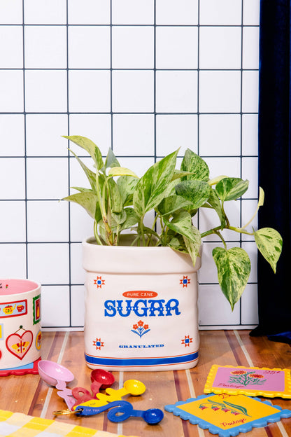 Sugar Jar Ceramic Planter