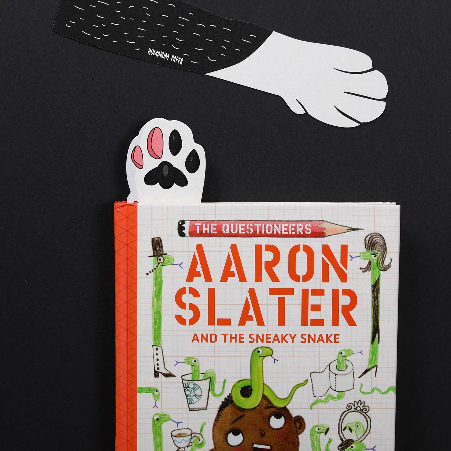 Cat Paw Bookmark - Tuxedo