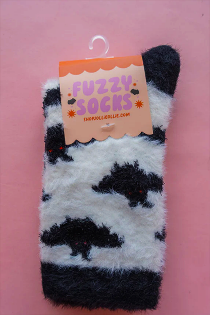 Mothman Fuzzy Socks