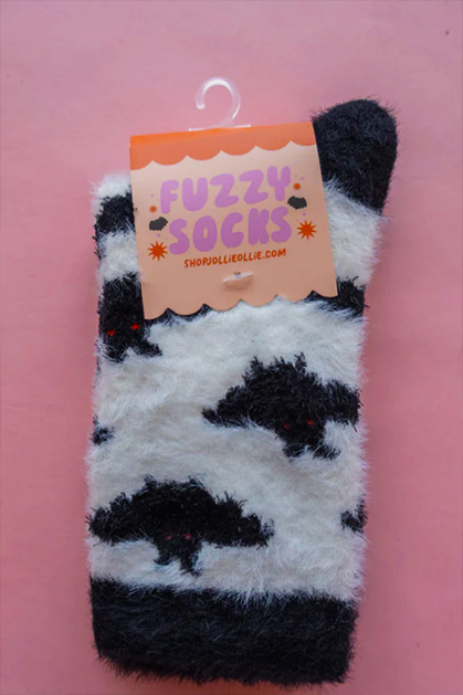 Mothman Fuzzy Socks