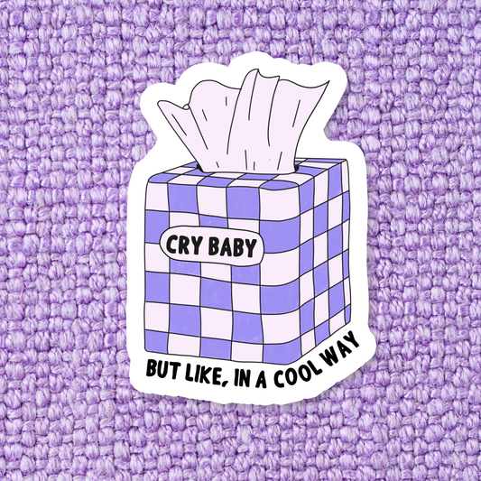 Cry Baby Tissues Sticker