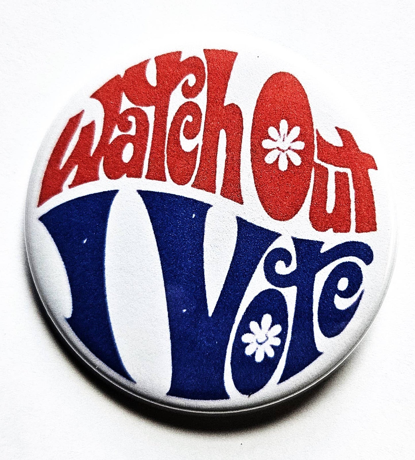 Watch Out I Vote Button