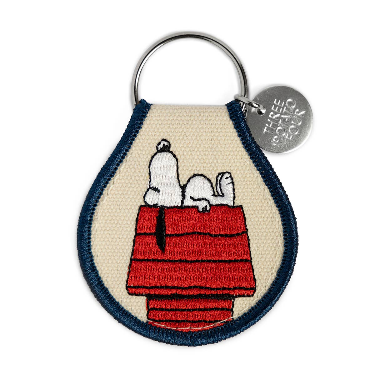 Snoopy Doghouse Patch Keychain - Peanuts®