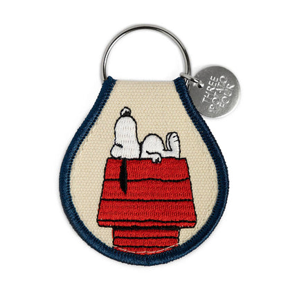 Snoopy Doghouse Patch Keychain - Peanuts®