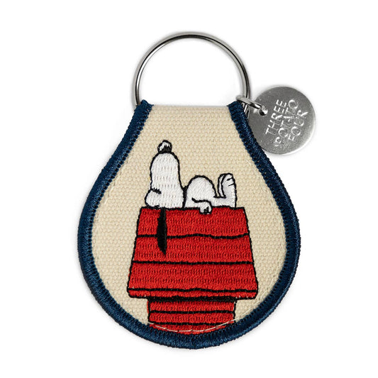 Snoopy Doghouse Patch Keychain - Peanuts®