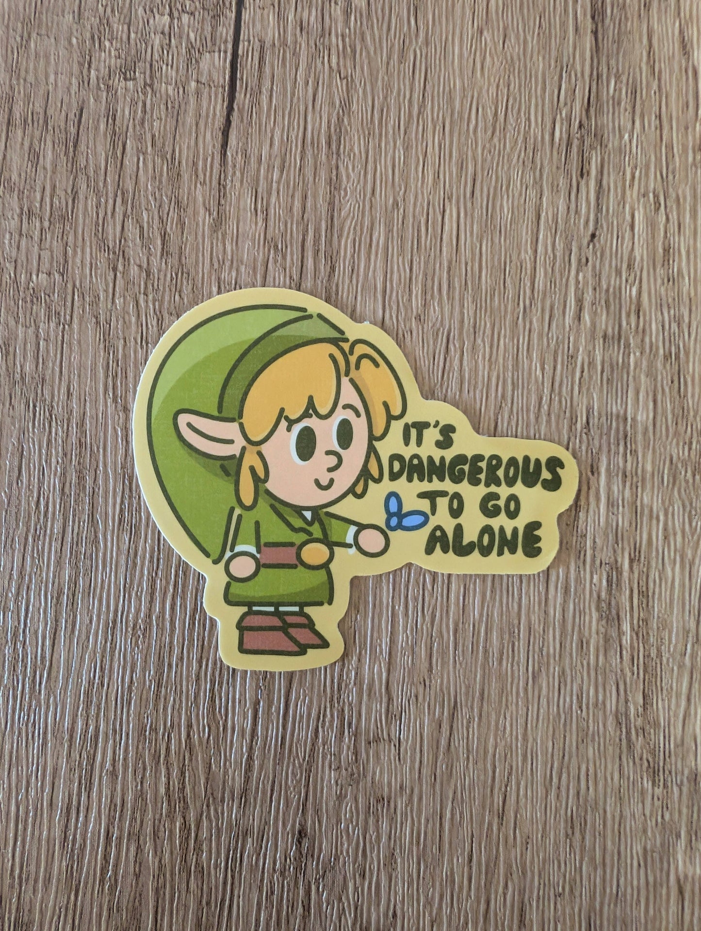 Dangerous Alone Sticker