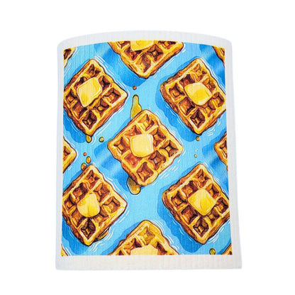 Waffle Patterned Swedish Dishcloth