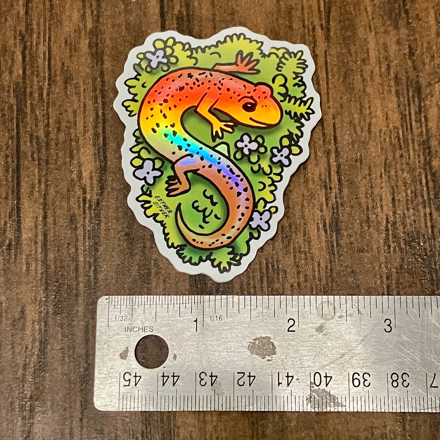 Salamander Holographic Sticker