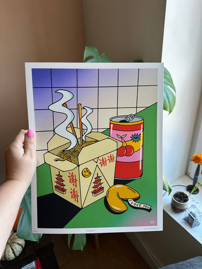 Takeout 5x7 Art Print