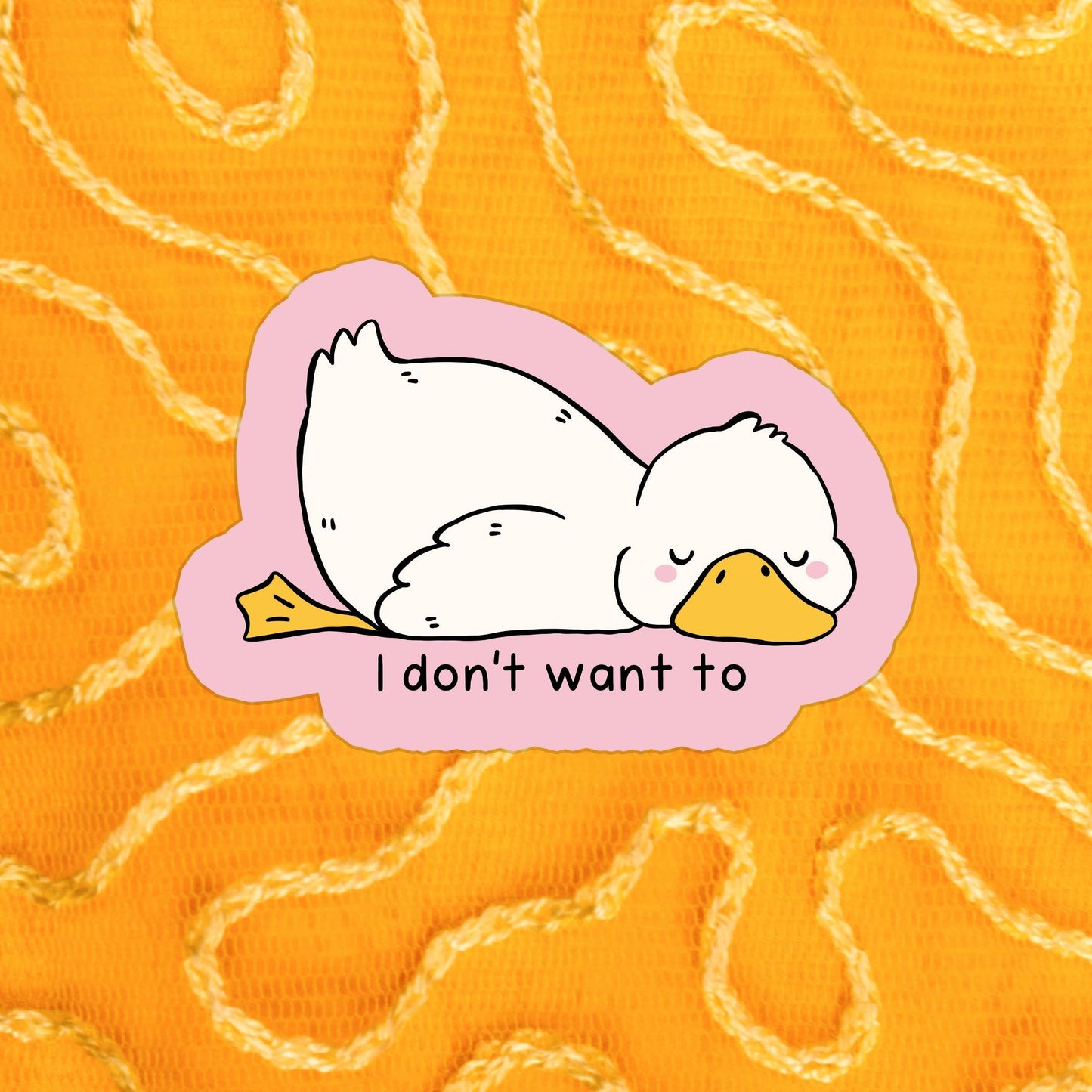 Don't Want To Goose Sticker