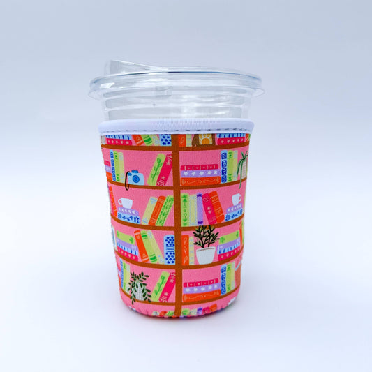 Summer Bookshelf Iced Coffee Sleeve