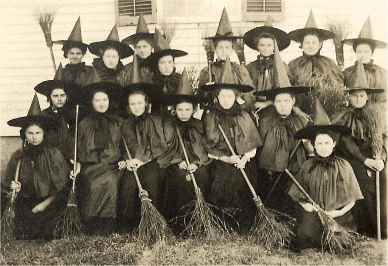 School for Witches Postcard
