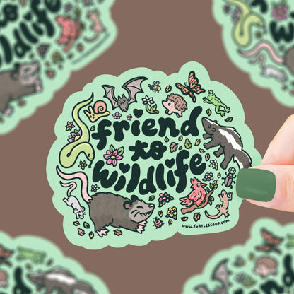 Friend To Wildlife Sticker