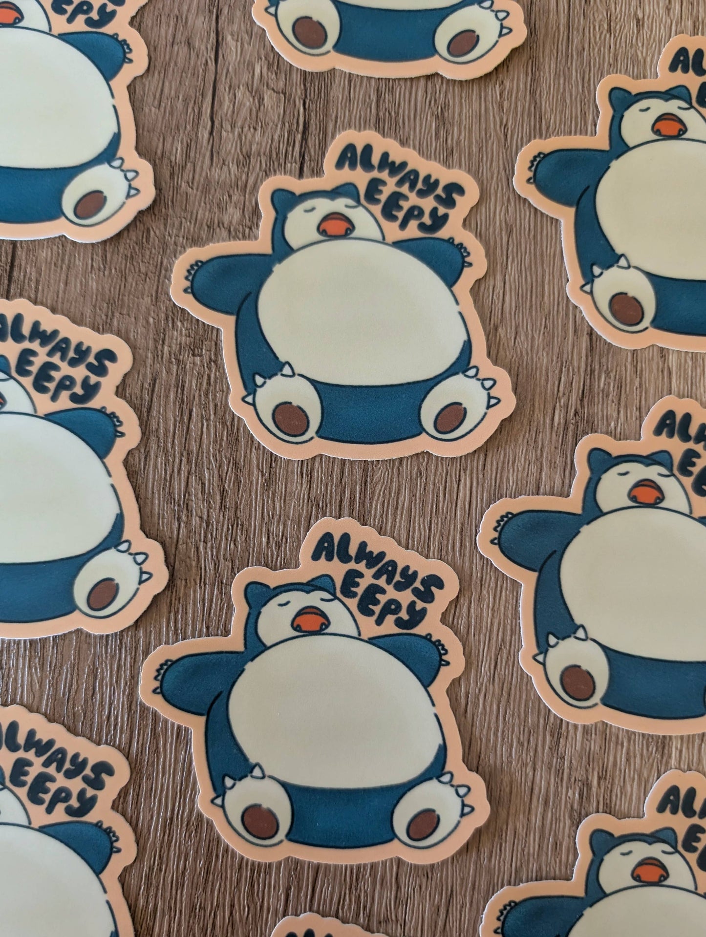 Eepy Snorlax Sticker