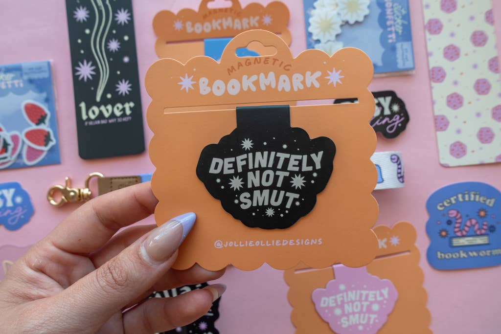 Not Smut Black Magnetic Bookmark