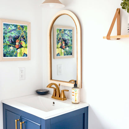 Wild Blackberry Bramble 8.5x11 Art Print