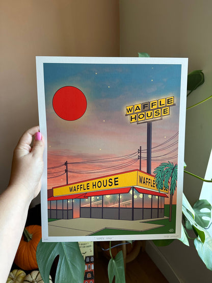 Waffle House 5x7 Print