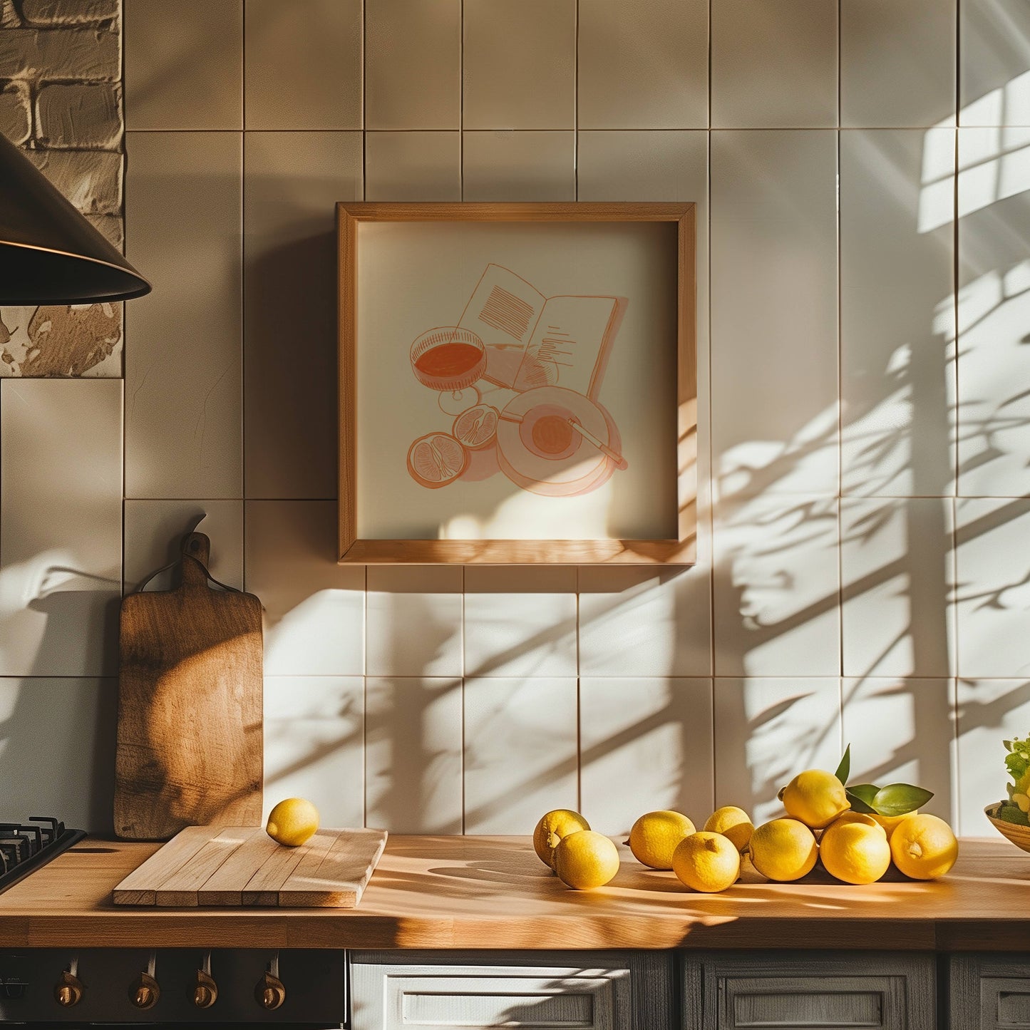 Cocktail & Cigarette Art Print