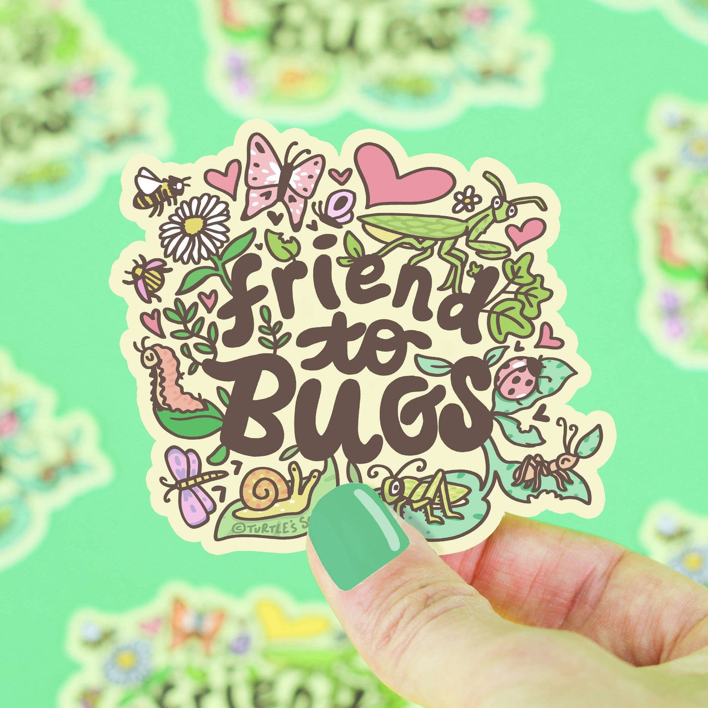 Friend To Bugs Sticker