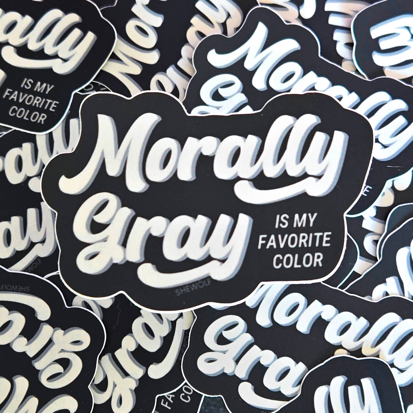 Morally Gray Sticker