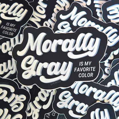 Morally Gray Sticker
