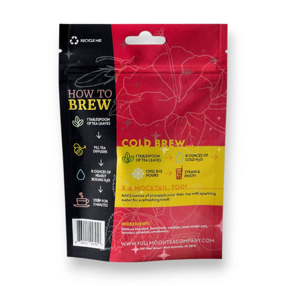 Hibiscus Lavender Herbal Loose Leaf Decaf Tea