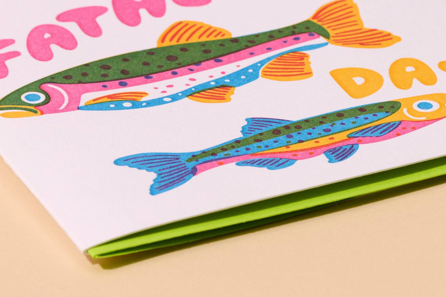 Rainbow Trout Father's Day Card