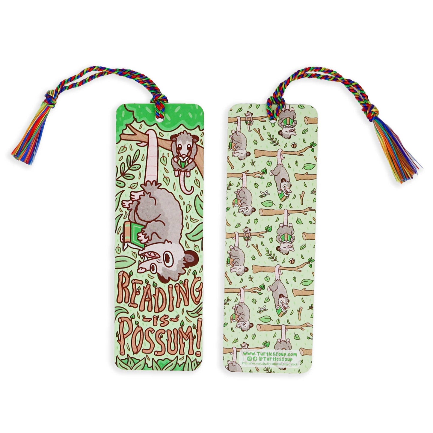 Reading is Opossum Tassel Bookmark