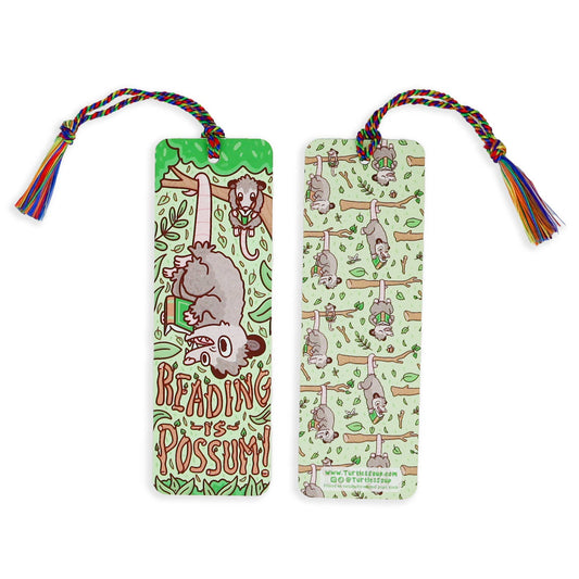 Reading is Opossum Tassel Bookmark