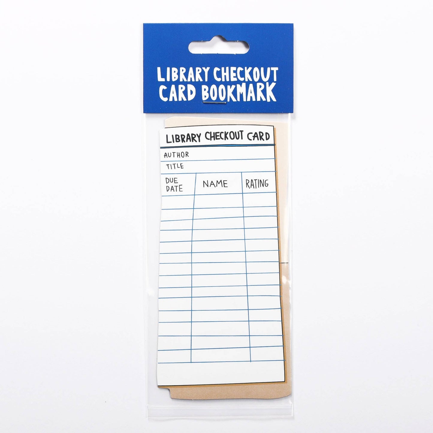 Library Card Bookmark