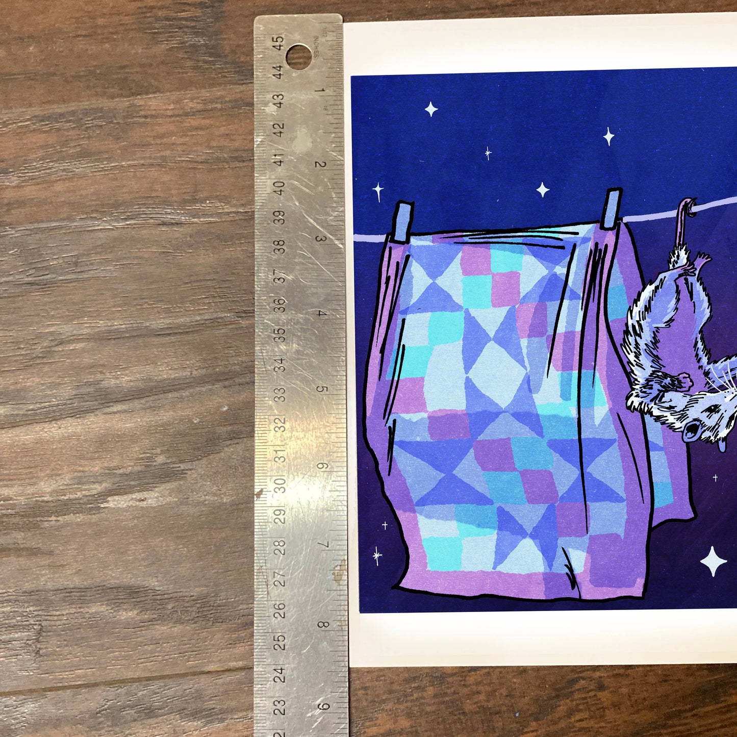 On-Line Dating Possum 8.5X11 Art Print