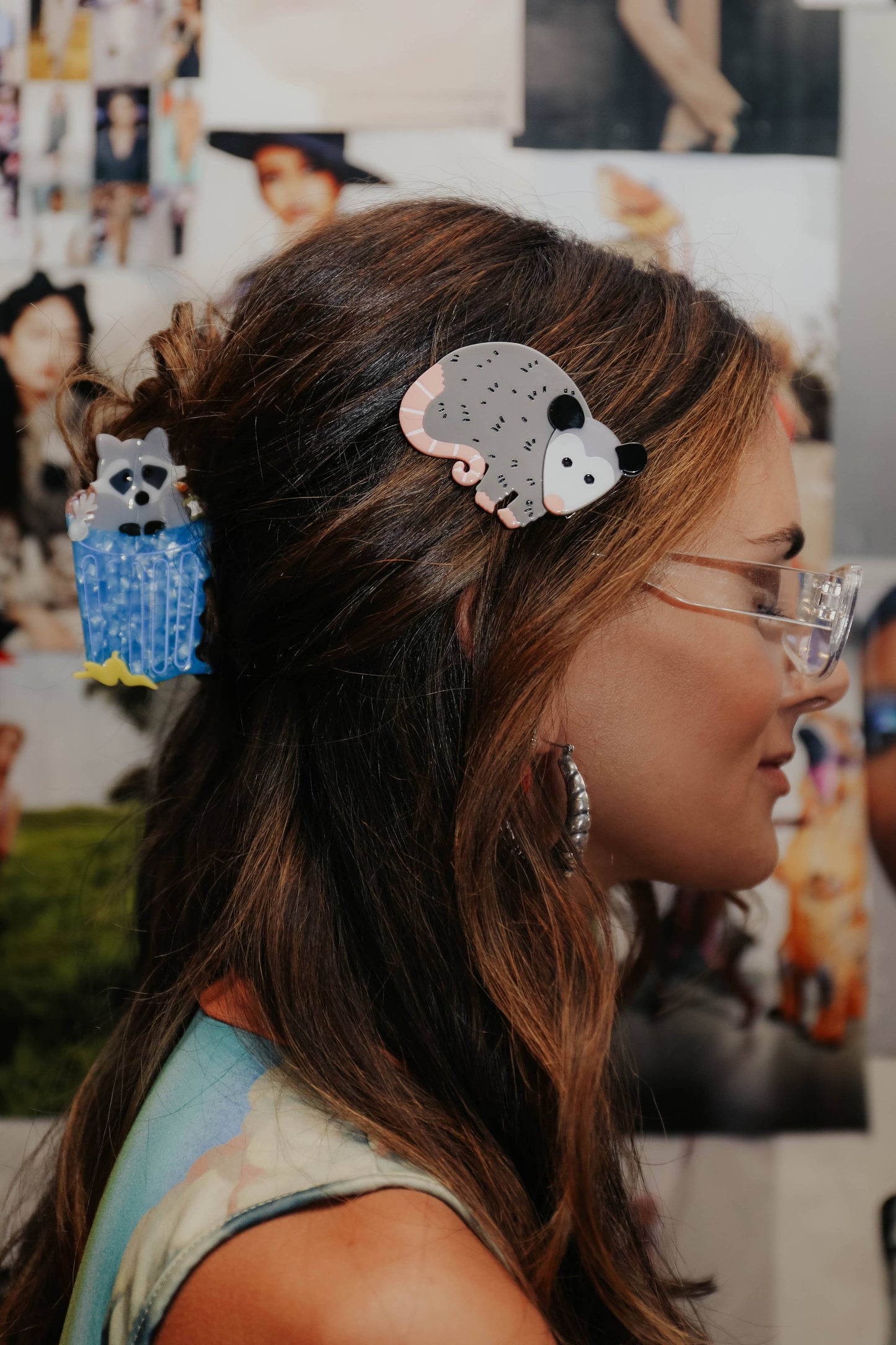 Trash Panda Raccoon Hair Claw