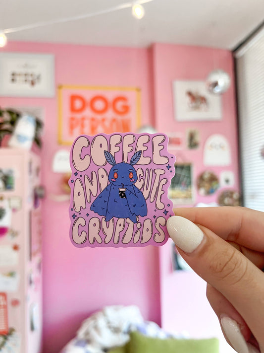 Coffee + Cryptids Sticker