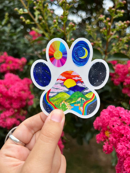 Paw Power Sticker
