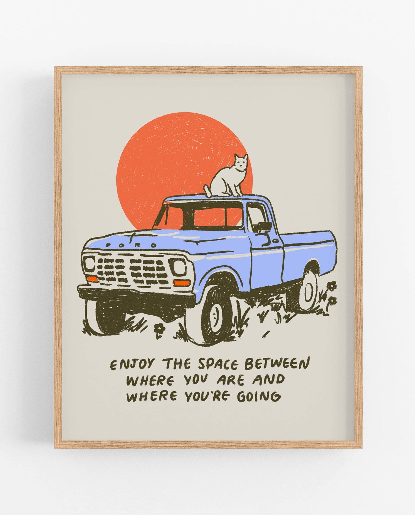 In Between Truck 8x10 Art Print