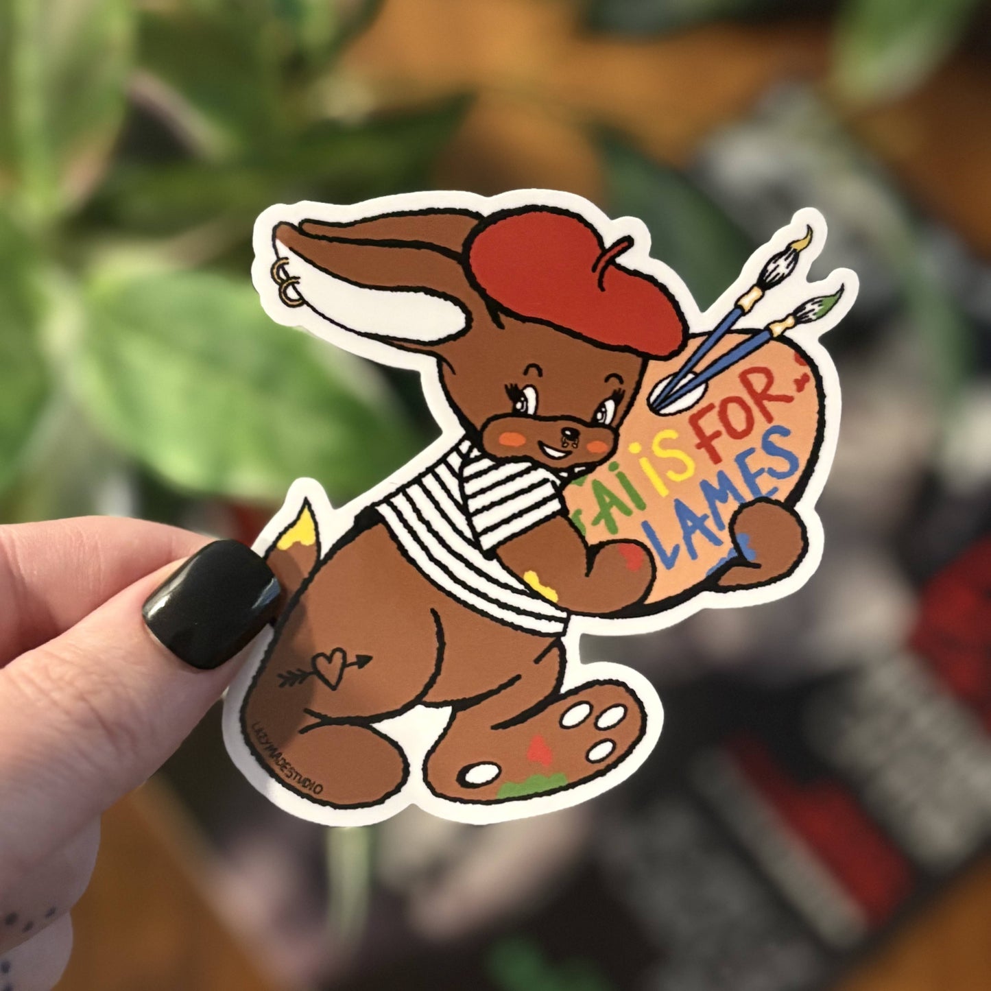 Ai Art is for Lames Sticker 