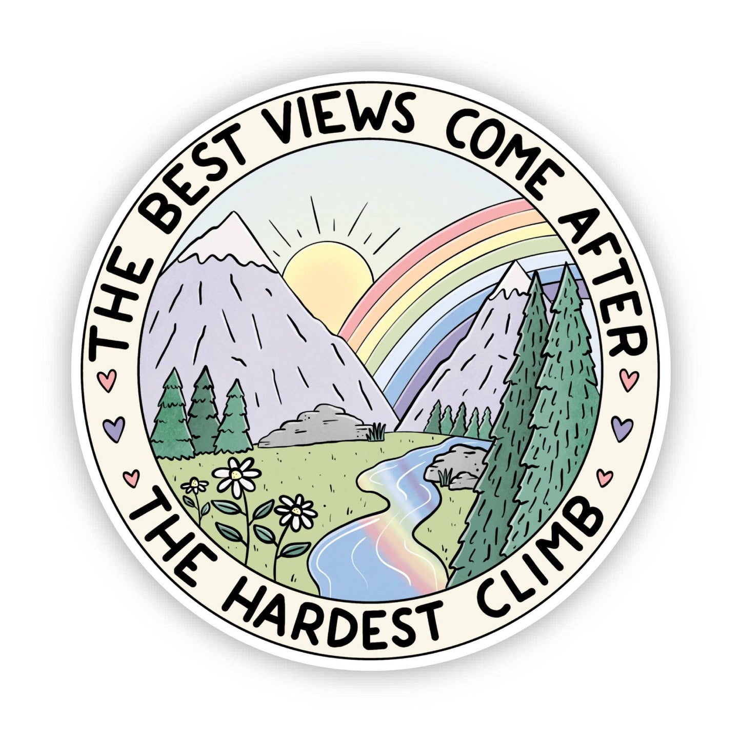 The Hardest Climb Sticker